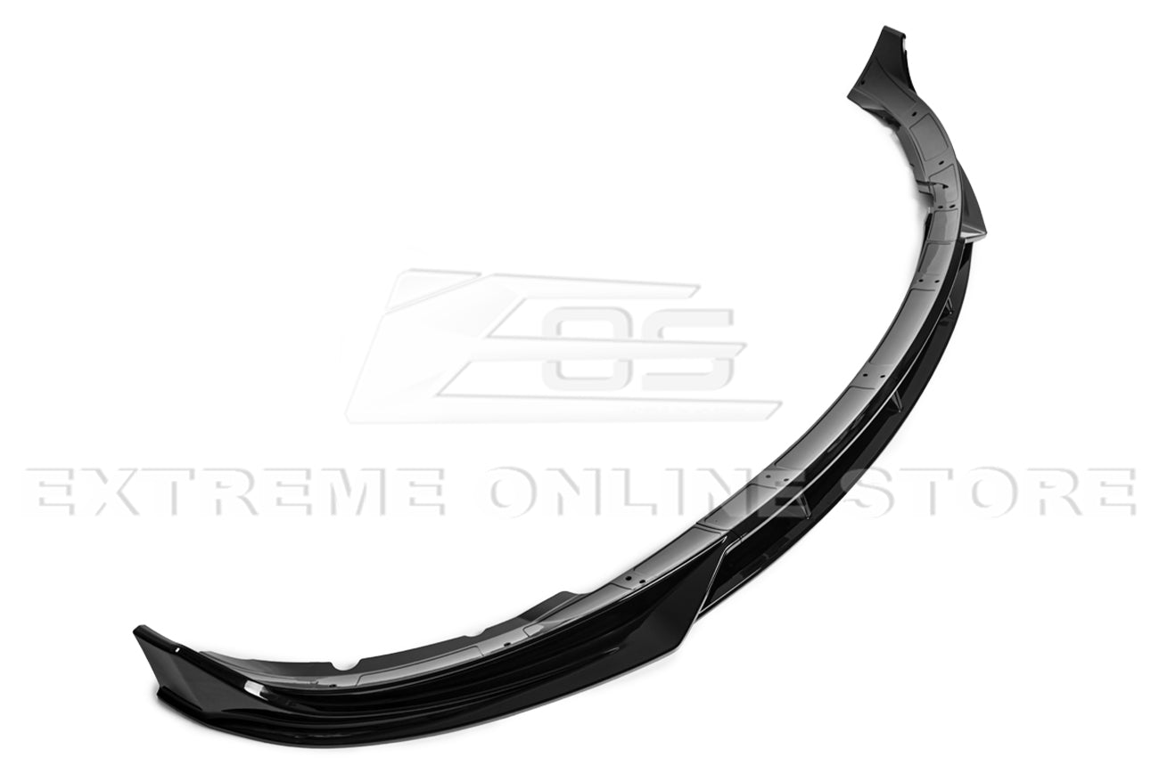 Tesla Model 3 Performance Style Gloss Black Front Splitter Side Skirts Kit 2017-2023