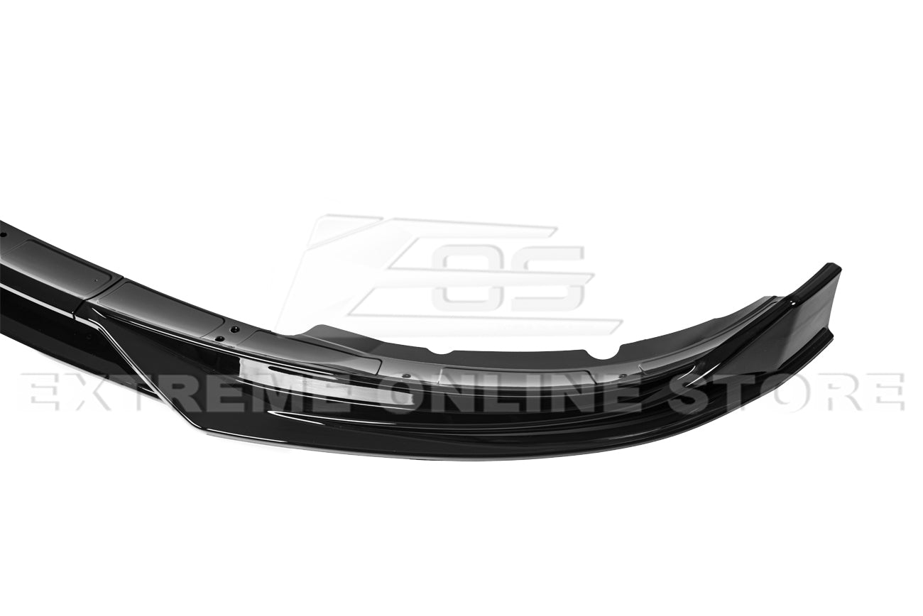 Tesla Model 3 Performance Style Gloss Black Front Splitter Side Skirts Kit 2017-2023