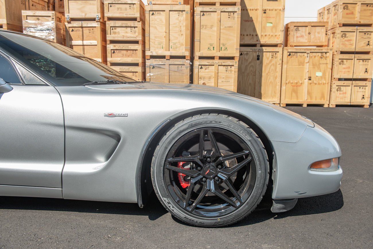 Chevrolet Corvette C5 Black Extended Splash Guards 1997-2004