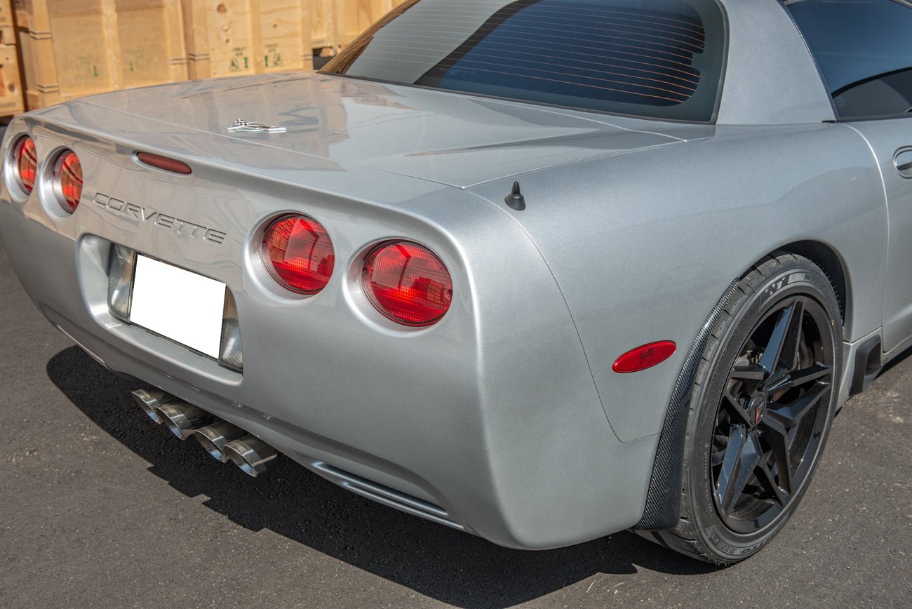 Chevrolet Corvette C5 Black Extended Splash Guards 1997-2004