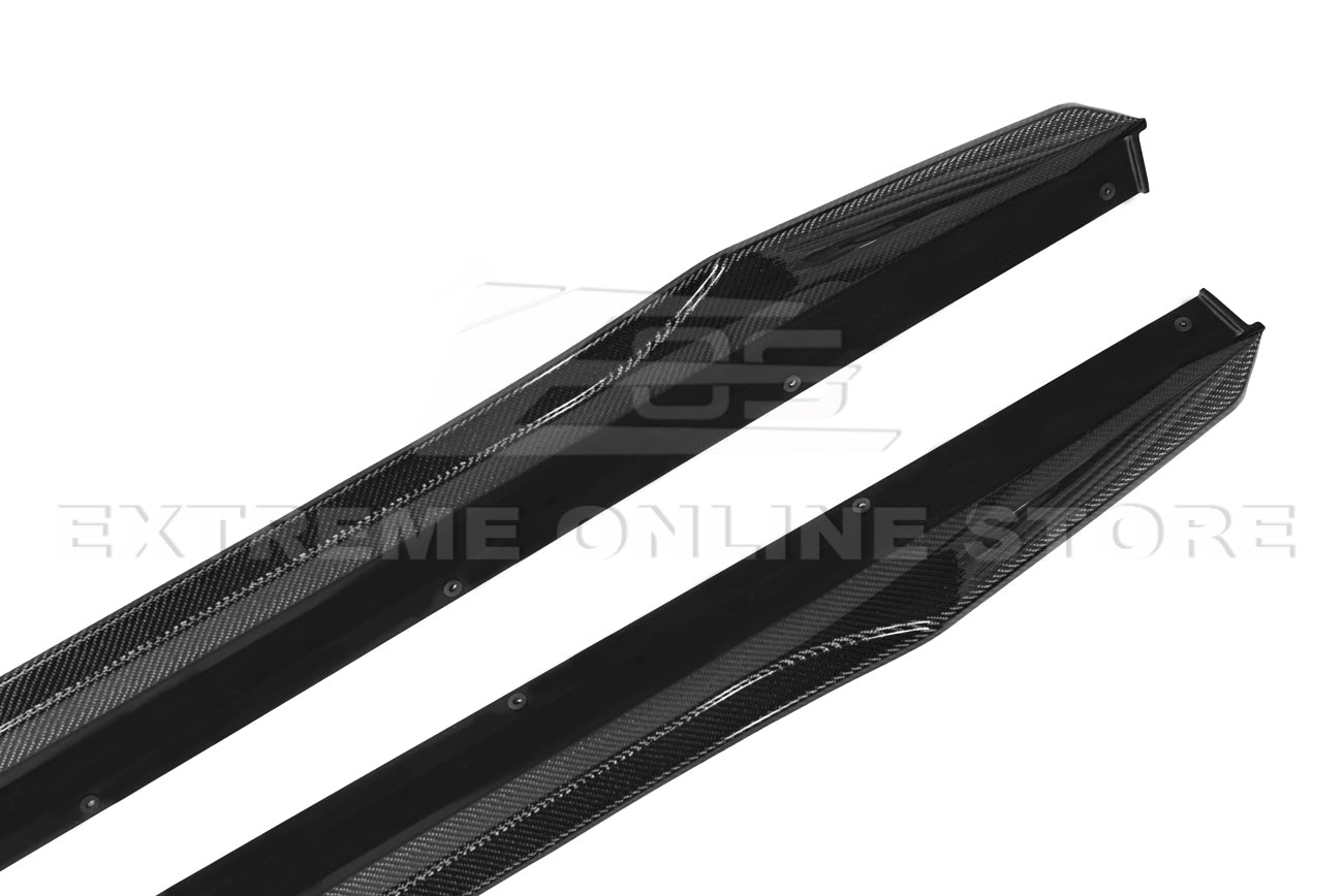 Cadillac CT5 Carbon Package Style Dry Carbon Fiber Side Skirts 2020-Up