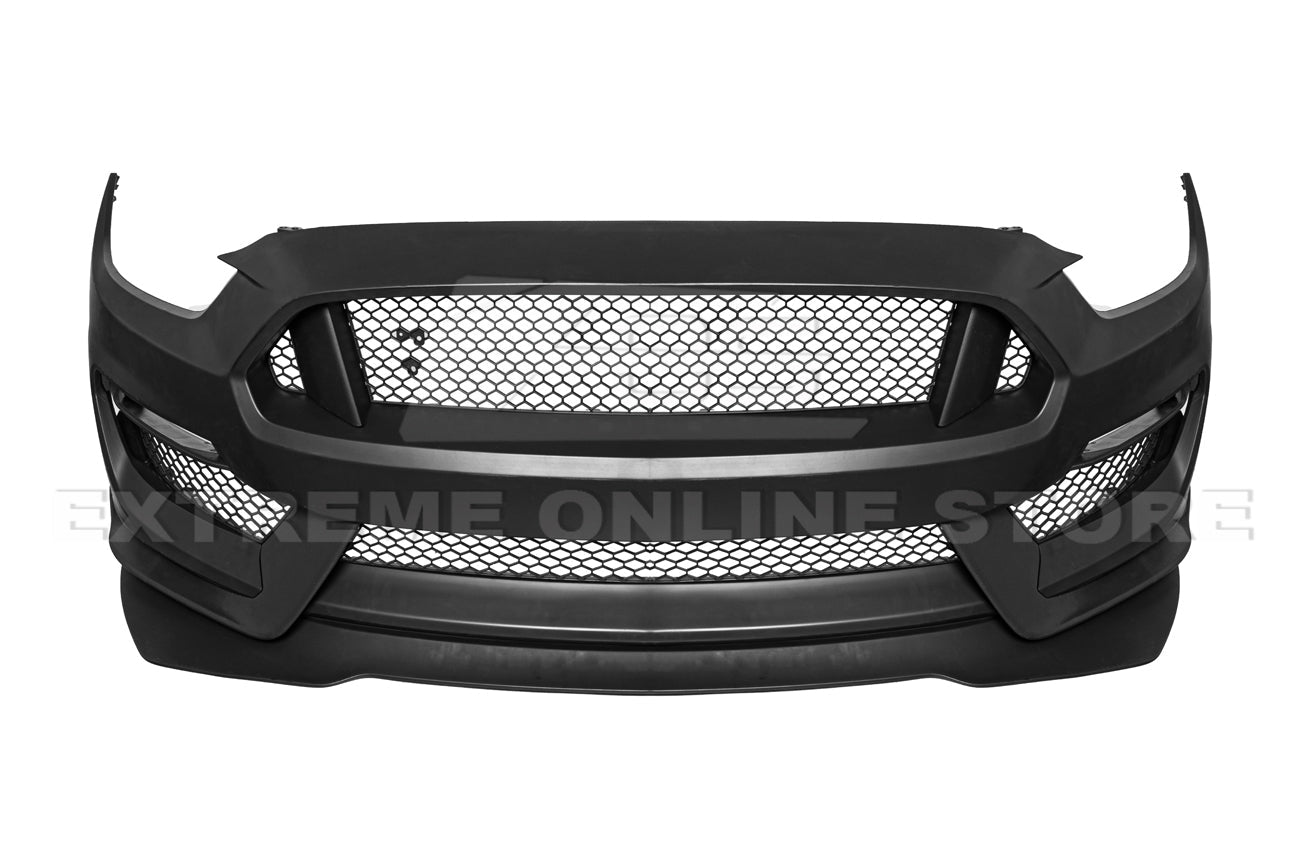 Ford Mustang S550 GT350R Style Front Bumper Conversion Kit Unpainted 2015-2017