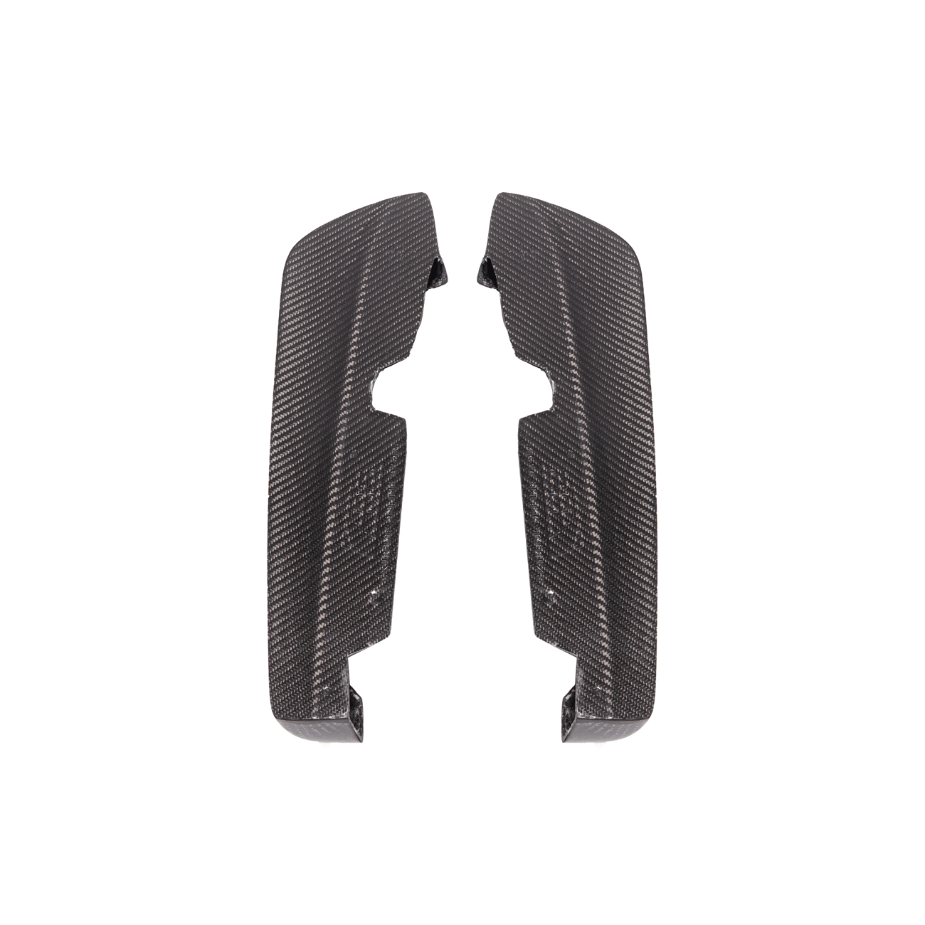 Subaru WRX STI VA CS Style Primer Black Carbon Fiber Rear Apron Lip 2015-2021
