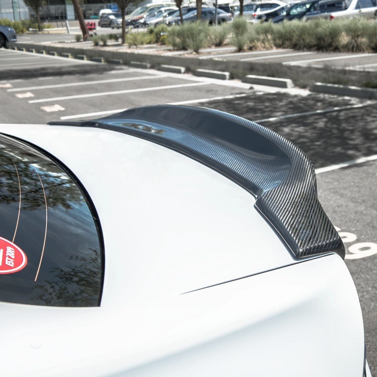 Subaru WRX STI VA High-Kick Duckbill Style Carbon Fiber Rear Trunk Spoiler 2015-2021