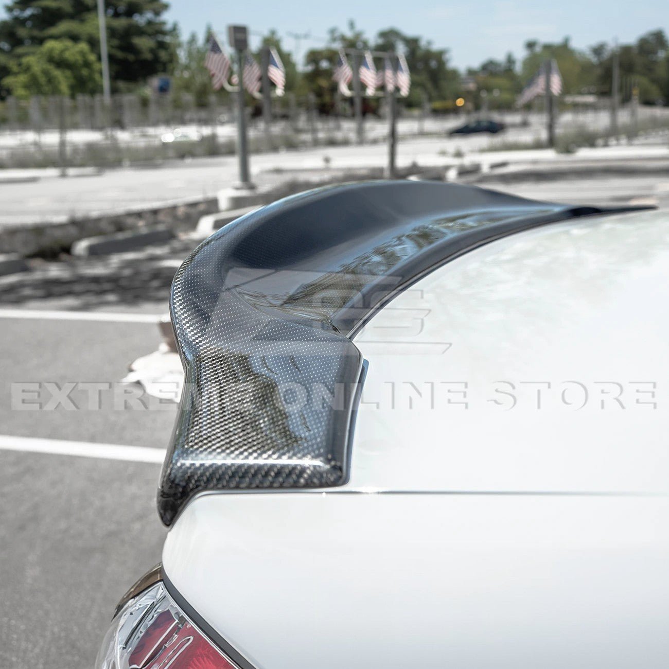 Subaru WRX STI VA High-Kick Duckbill Style Carbon Fiber Rear Trunk Spoiler 2015-2021