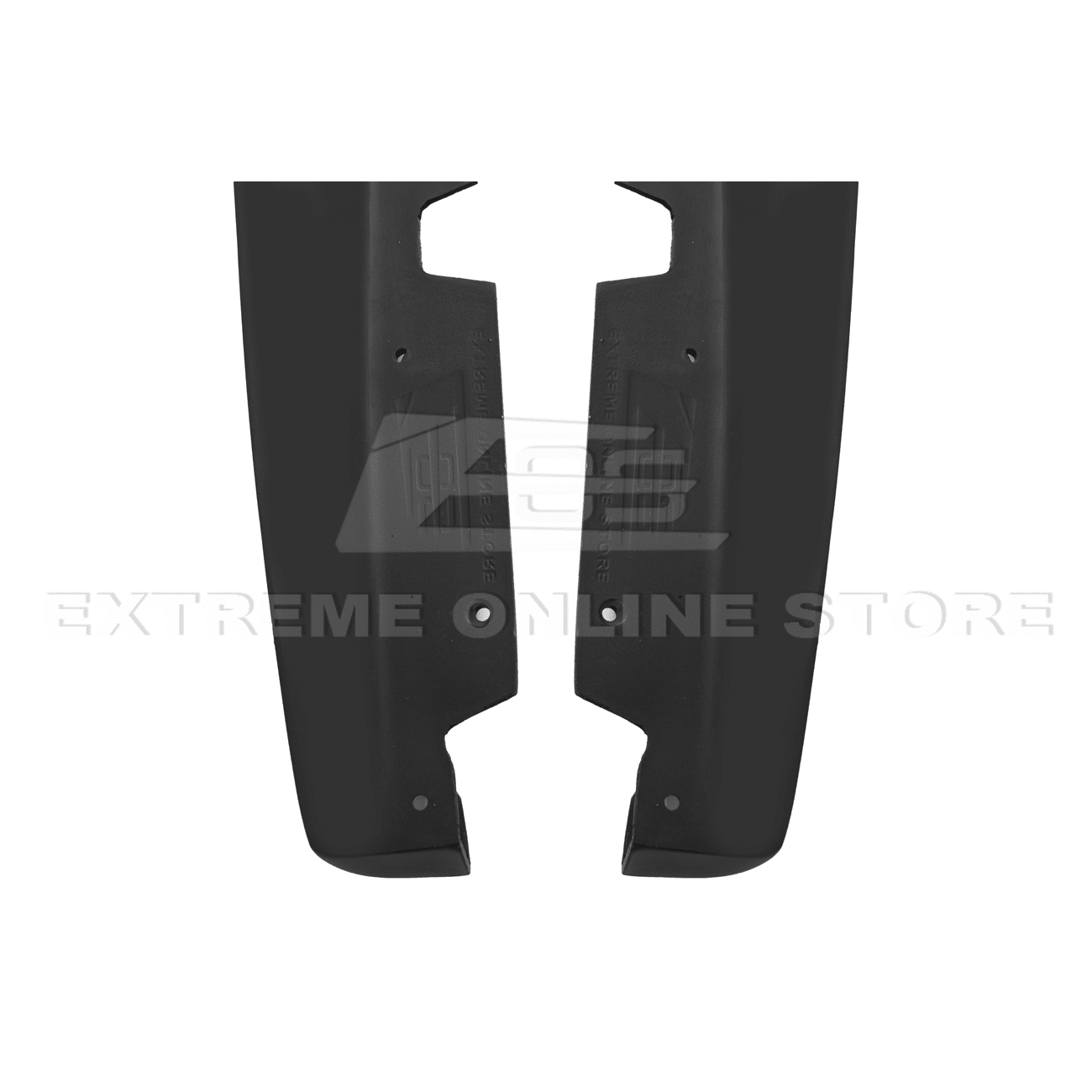 Subaru WRX STI VA CS Style Primer Black Carbon Fiber Rear Apron Lip 2015-2021