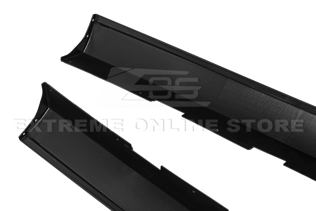 Chevrolet Camaro 5th Gen Track Style Matte Black Side Skirts Rocker Panels 2010-2015