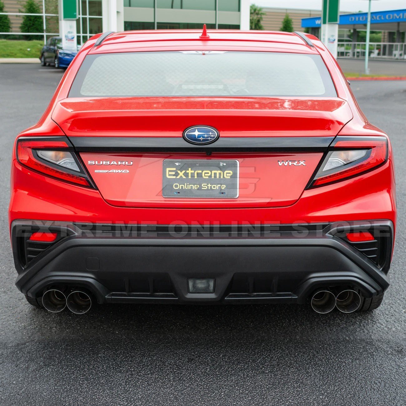 Subaru WRX VB JDM Factory Style Crystal Red / Smoke Rear Fog Light Brake Lamp Bracket 2022-Up