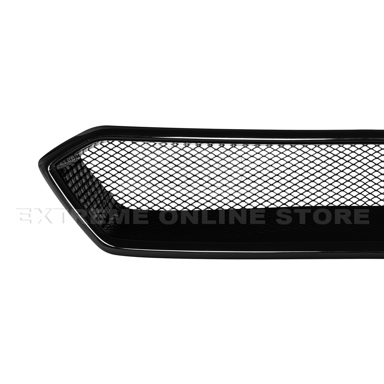 Subaru WRX STI VA CS Style Matte Gloss Black Front Mesh Grille Vent Cover 2018-2021