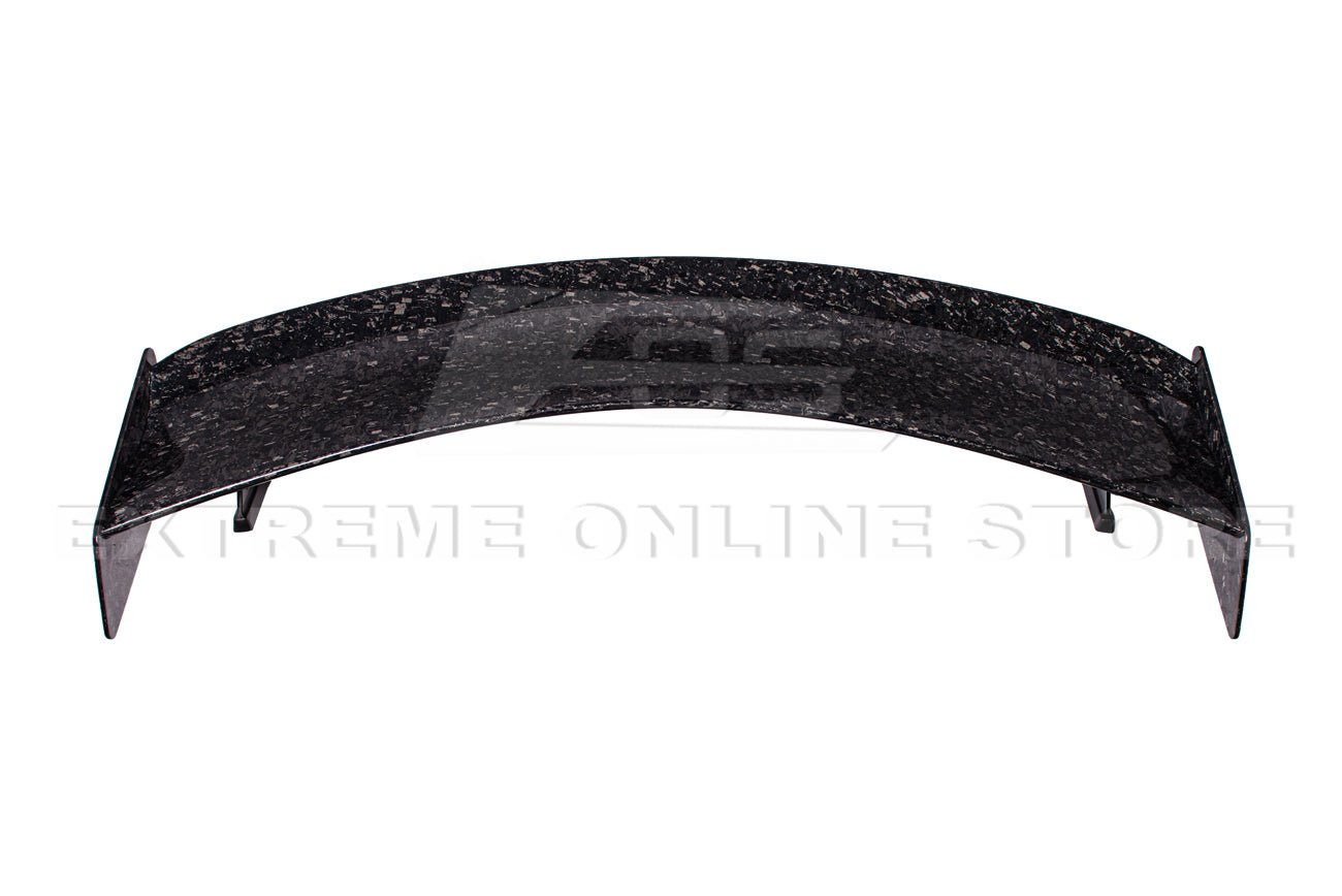 Ford Mustang S550 GT500 Track Pack Style Dry Carbon Fiber Rear High Wing Spoiler 2015-2023