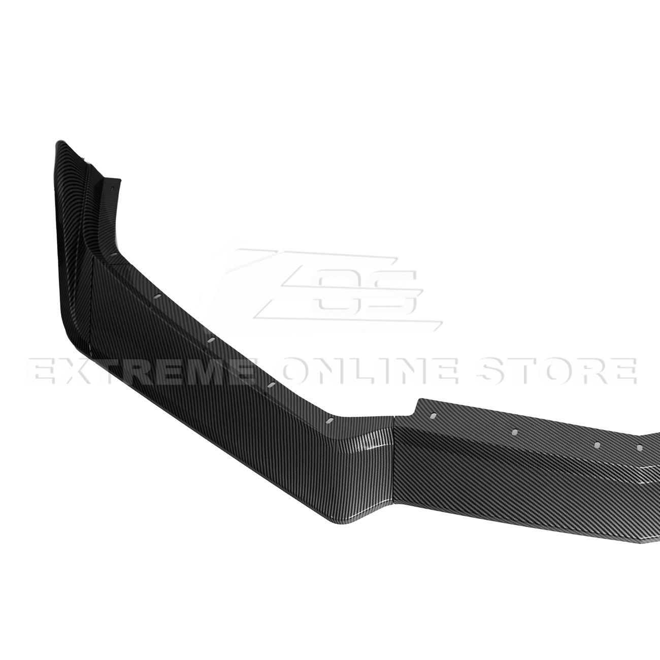 Chevrolet Corvette C8 ZR1 Style 5-Piece Front Splitter Extended Version 2020-Up