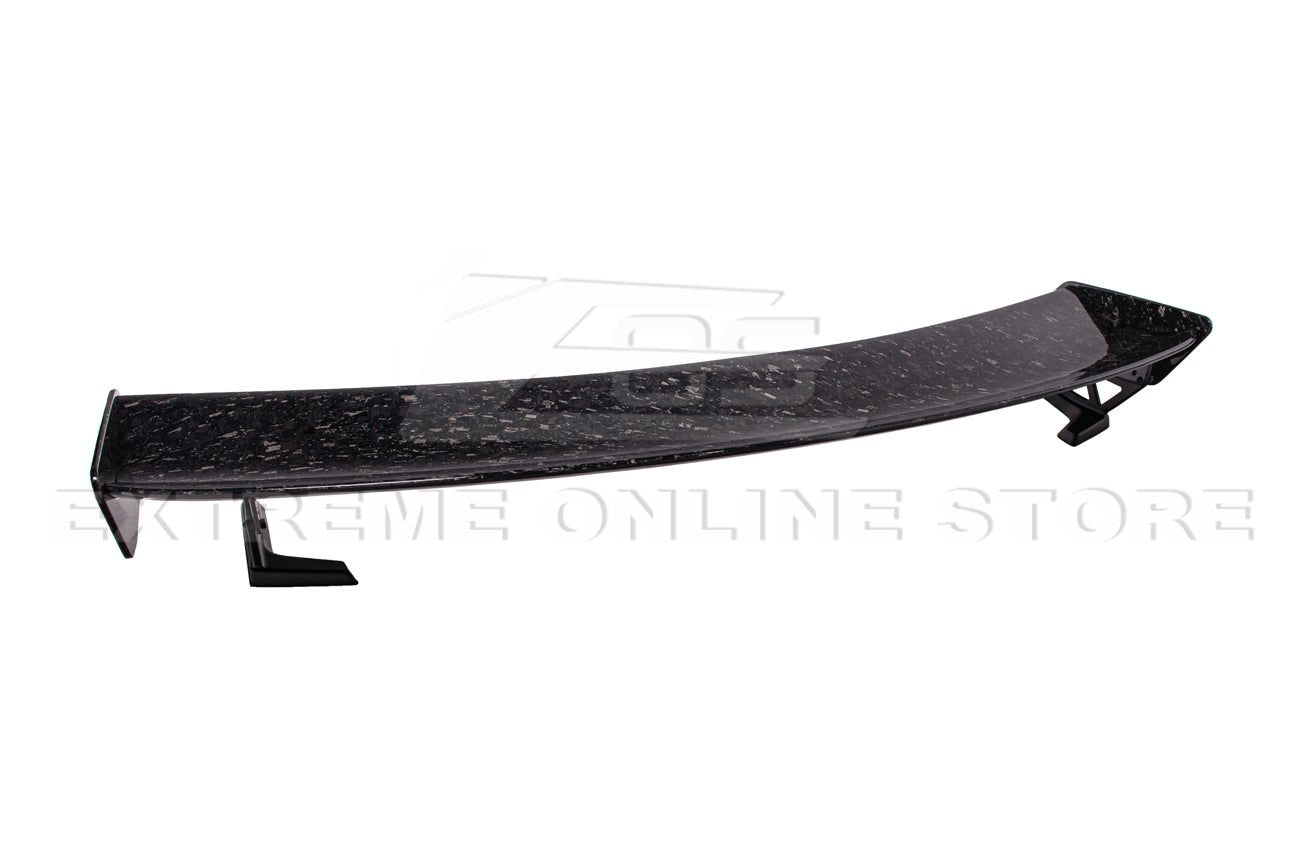 Ford Mustang S550 GT500 Track Pack Style Dry Carbon Fiber Rear High Wing Spoiler 2015-2023