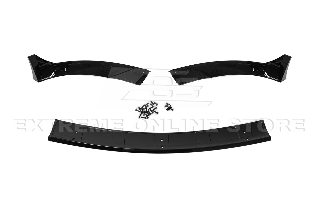 Tesla Model Y Performance Style Gloss Black Full Aero Kit Splitter Side Skirts Spoiler 2020-2024
