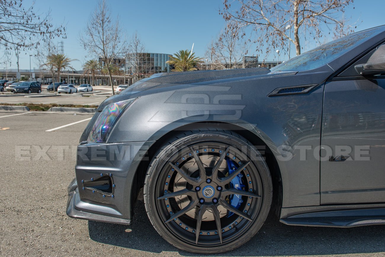Cadillac CTS-V GMX322 Carbon Fiber Vented Front Hood 2009-2015