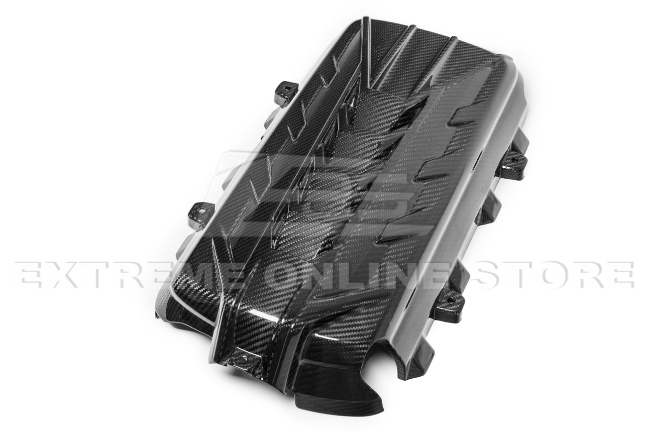 Chevrolet Corvette C8 Carbon Fiber Engine Cover Bay Panel Insert Coupe 2020-2024