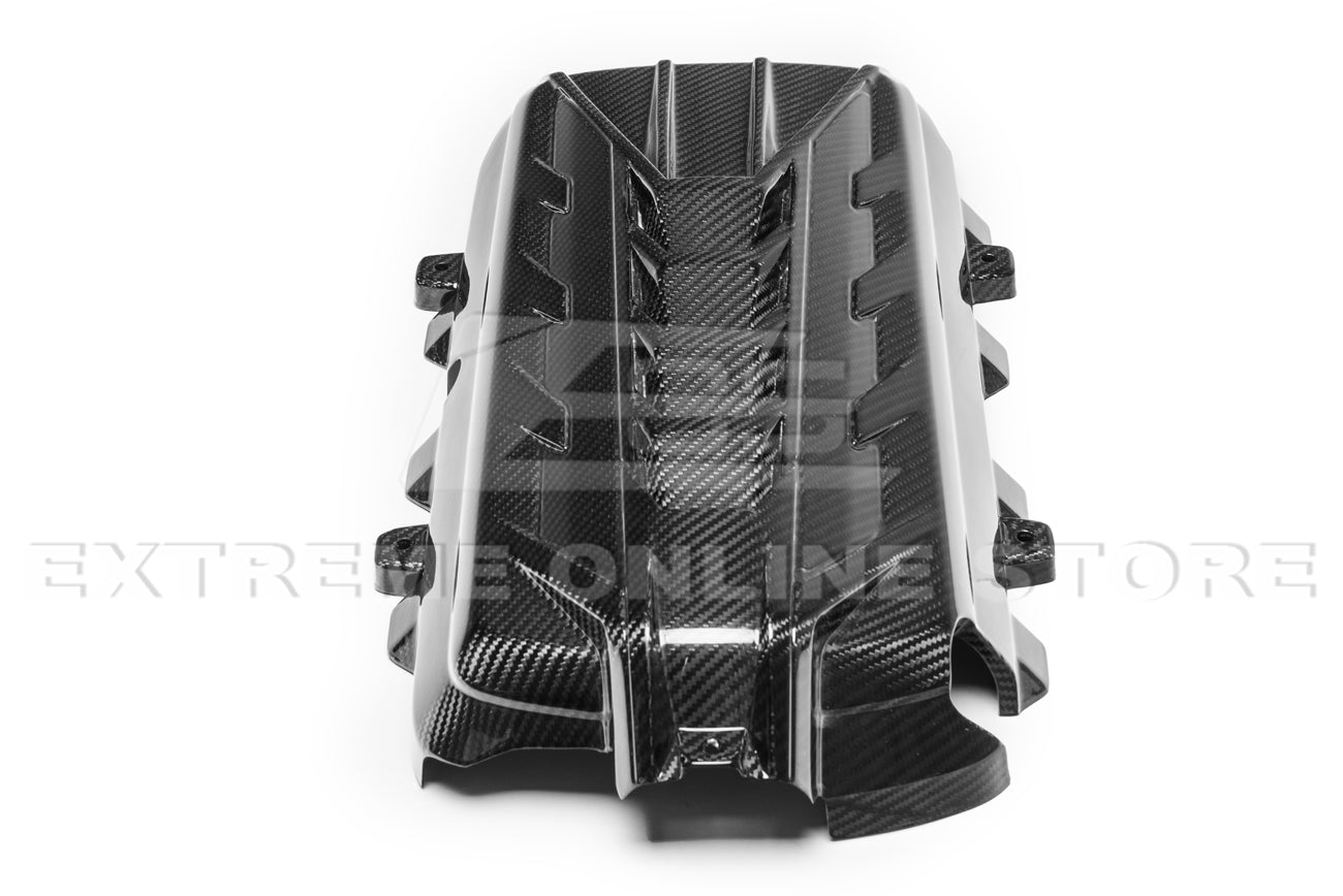 Chevrolet Corvette C8 Carbon Fiber Engine Cover Bay Panel Insert Coupe 2020-2024