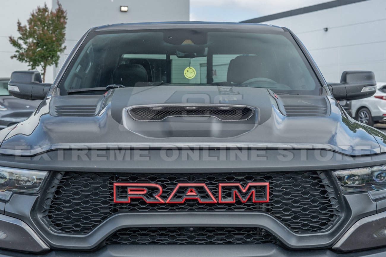 Ram 1500 TRX DT Carbon Fiber Front Air Intake Hood Scoop 2019-Up