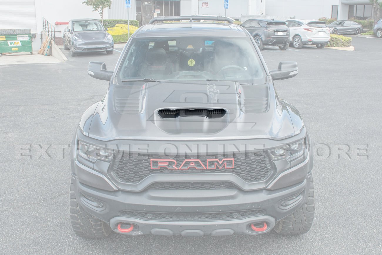 Ram 1500 TRX DT Carbon Fiber Front Air Intake Hood Scoop 2019-Up