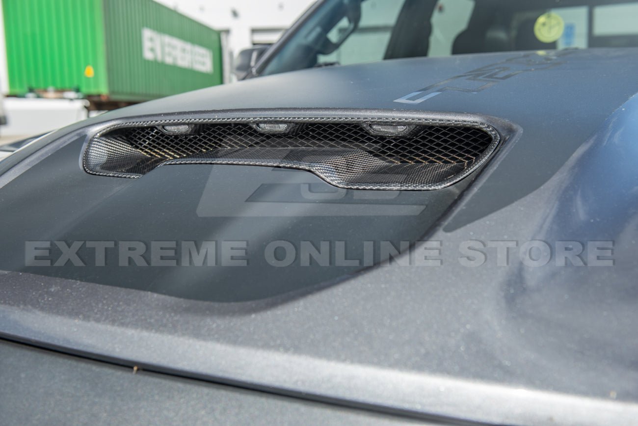 Ram 1500 TRX DT Carbon Fiber Front Air Intake Hood Scoop 2019-Up