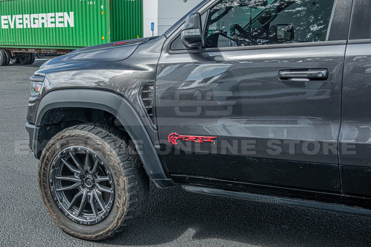 Ram 1500 DT TRX Style Carbon Fiber Side Door Fender Vent Trim 2019-Up