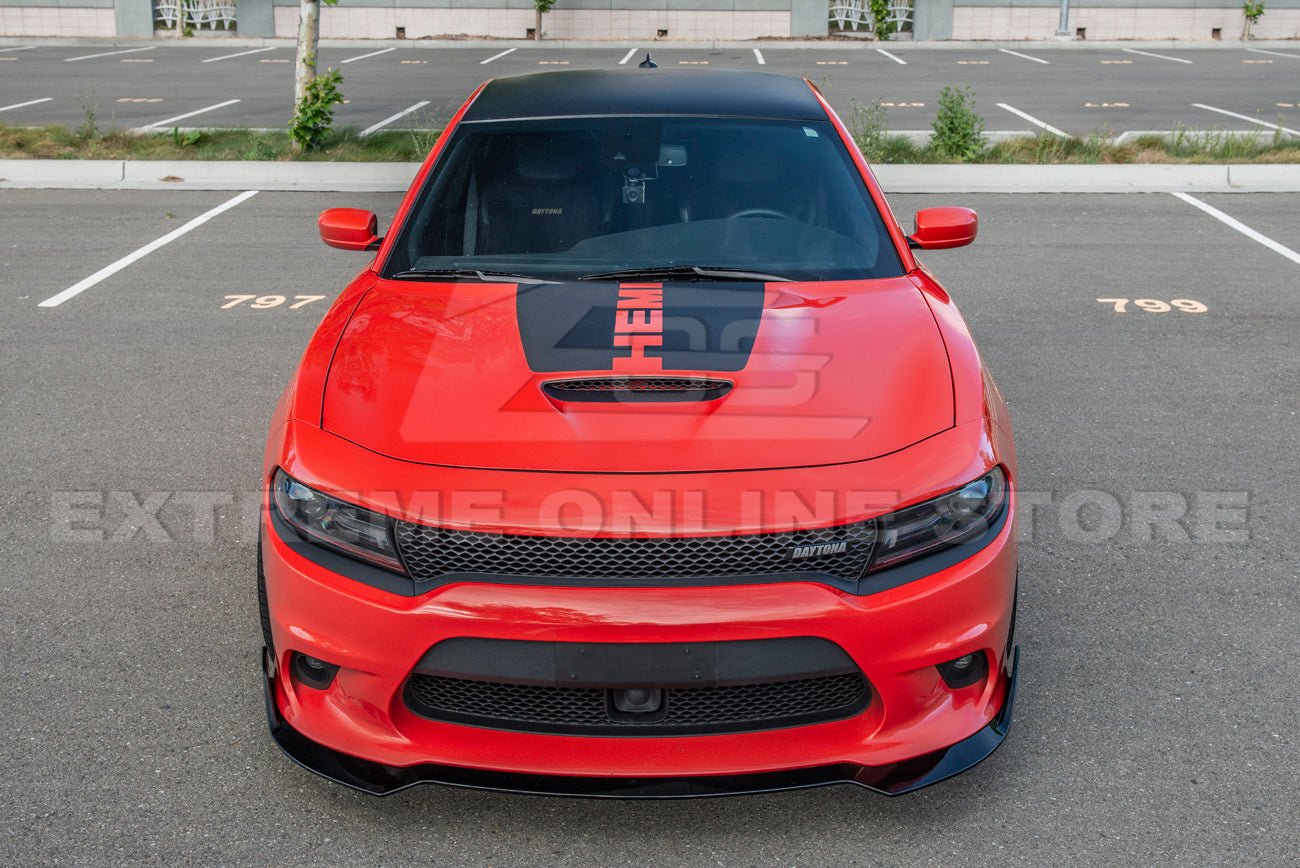 Dodge Charger LD SRT Style Front Splitter Side Skirts Rocker Panel Kit 2015-Up