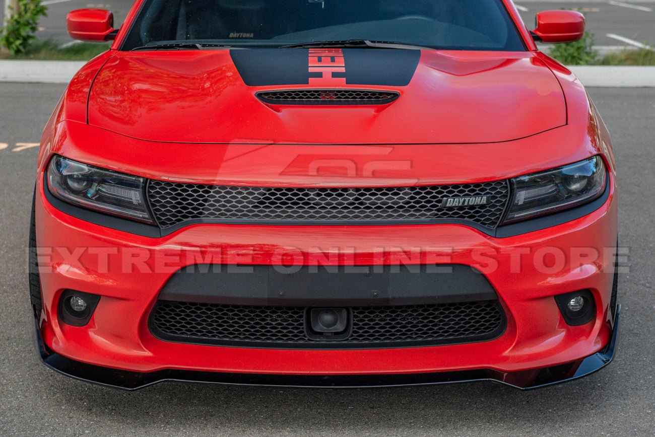 Dodge Charger LD SRT Style Front Splitter Side Skirts Rocker Panel Kit 2015-Up