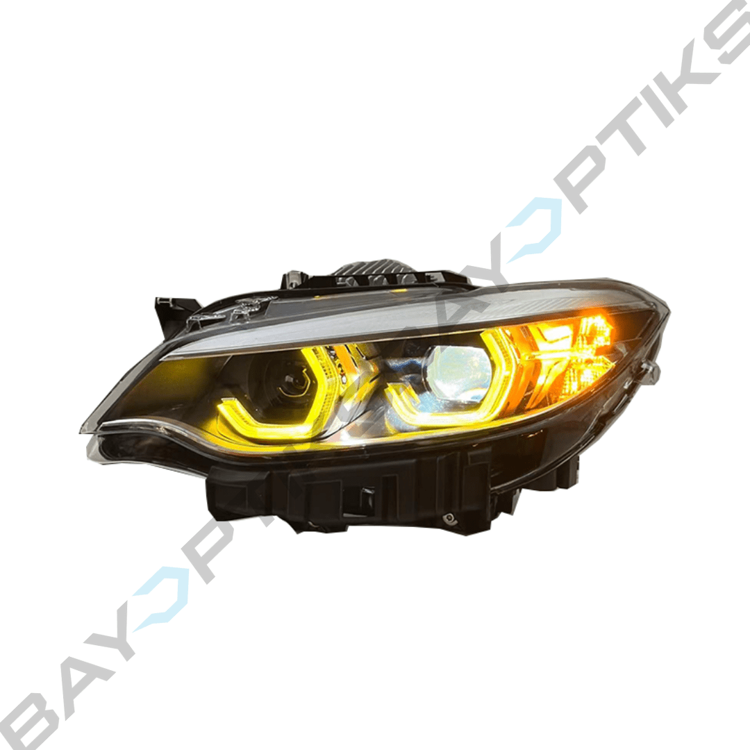F87 M2 F22 2 Series LCI Ikon Style CSL Yellow/White Headlights (2014 - 2021)