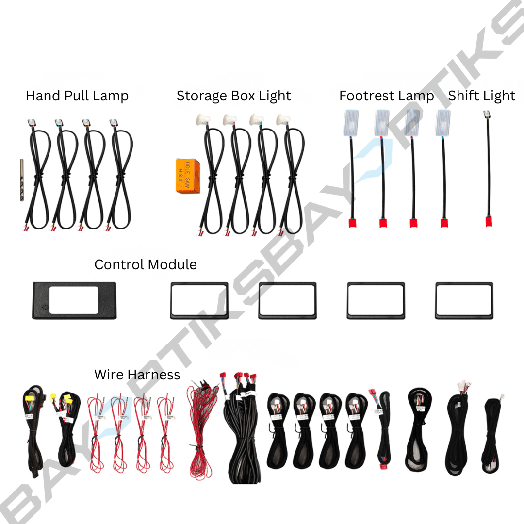 BMW 3 Series F30/F35 Ambient Lighting 24 Lights 2013-2019