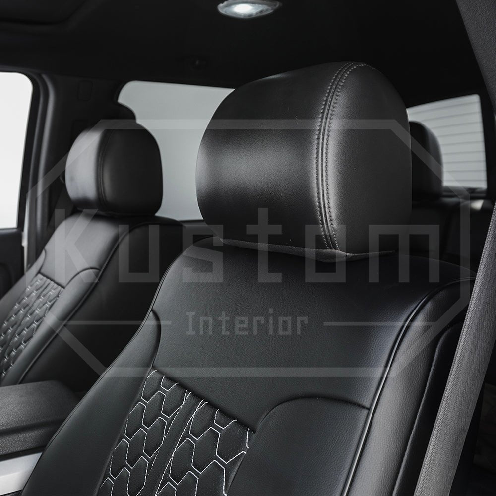 2009-14-ford-f-150-f-250-premium-custom-leather-seat-coversSuperCab (Extended Cab) W/ Standard Center Console