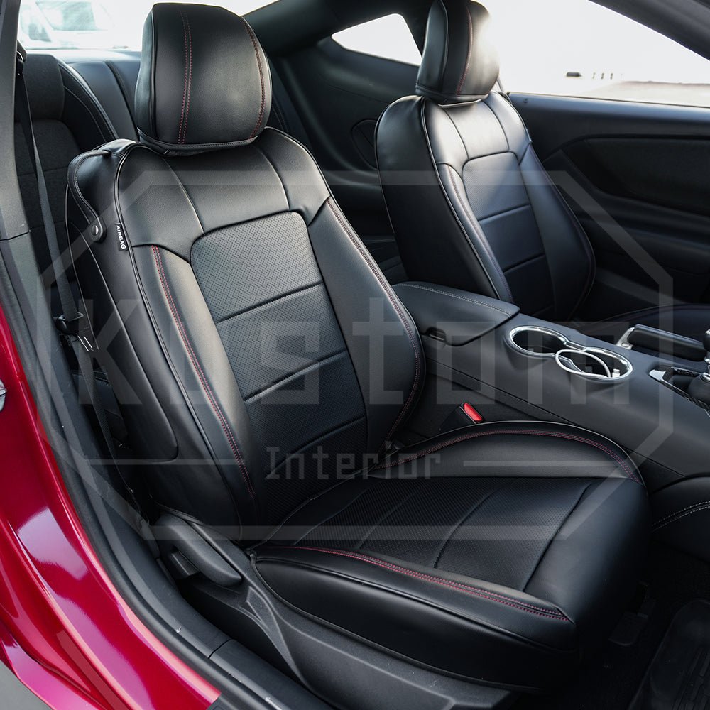 2015-23 Ford Mustang S550 Coupe Genuine Leather Seat Covers