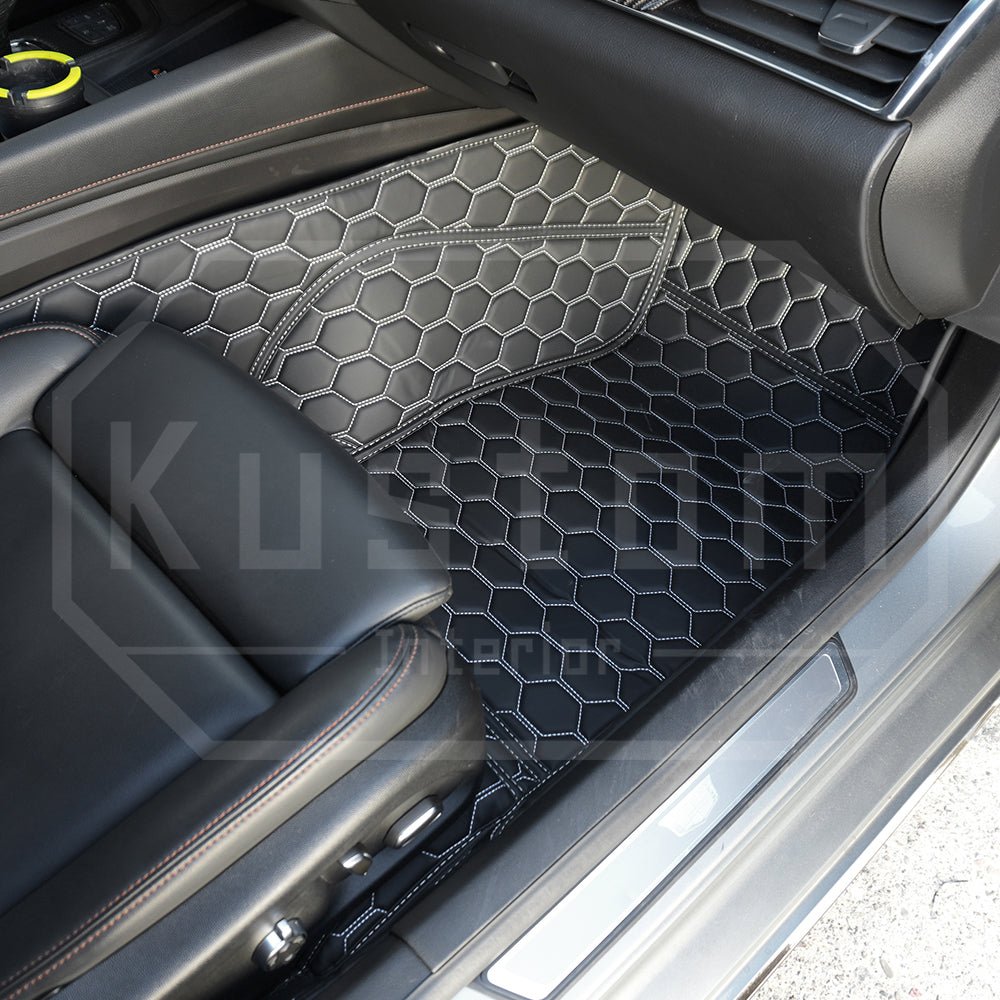 2020 - 2025 Cadillac CT5 / CT5-V Custom Leather Floor Mat