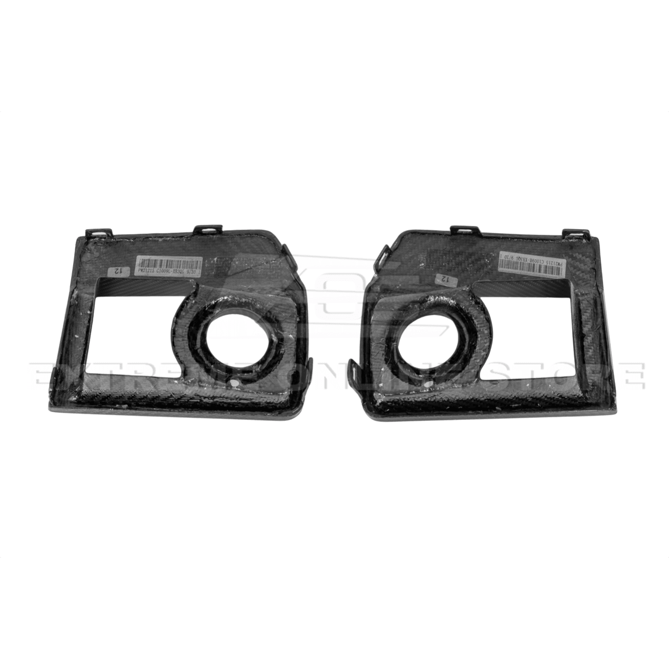 Cadillac CTS-V Sigma II Carbon Package Style Dry Carbon Fiber Front Fog Light Covers 2009-2015