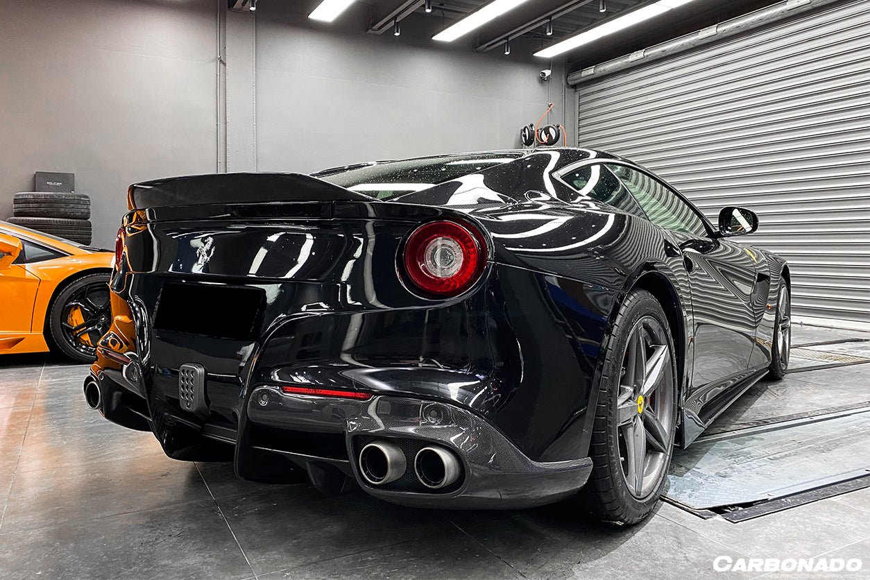 2012 - 2017 Ferrari F12 Berlinetta RS Style Carbon Fiber Rear Diffuser