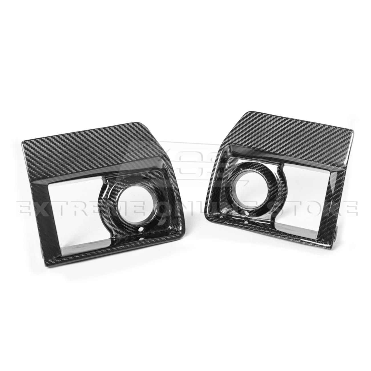 Cadillac CTS-V Sigma II Carbon Package Style Dry Carbon Fiber Front Fog Light Covers 2009-2015
