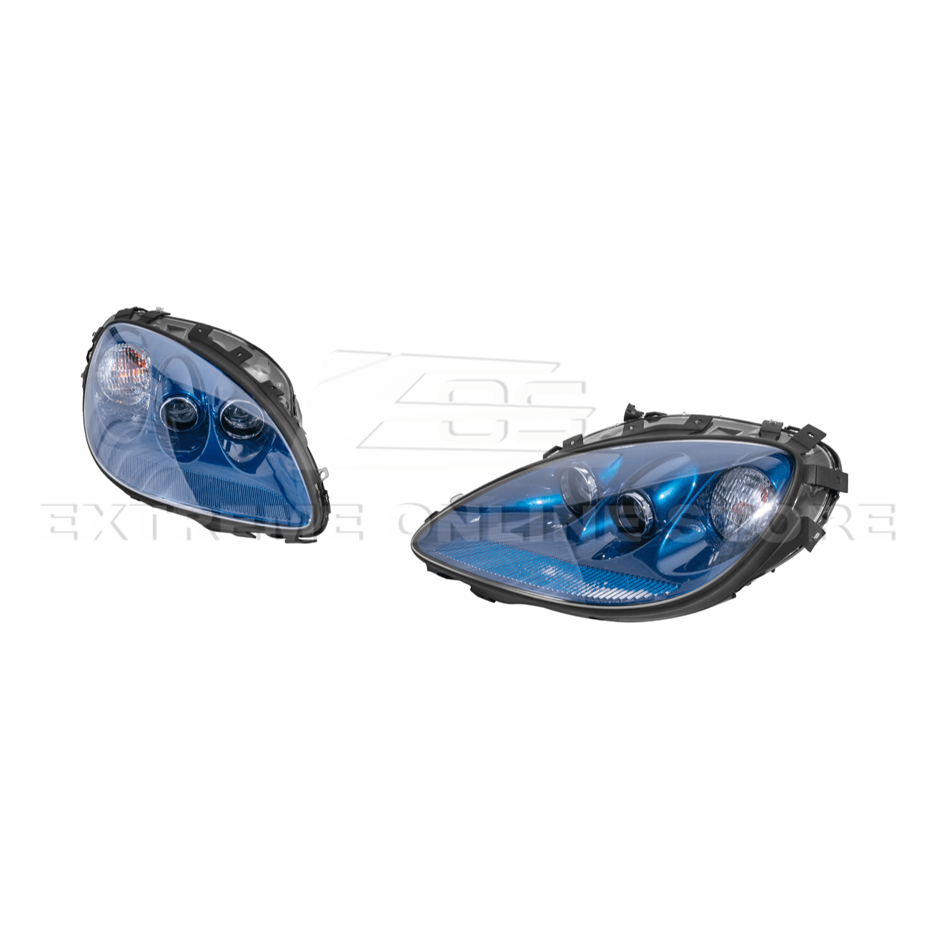 Chevrolet Corvette C6 OEM Style Clear Lens Painted Housing HID Headlights 2005-2013