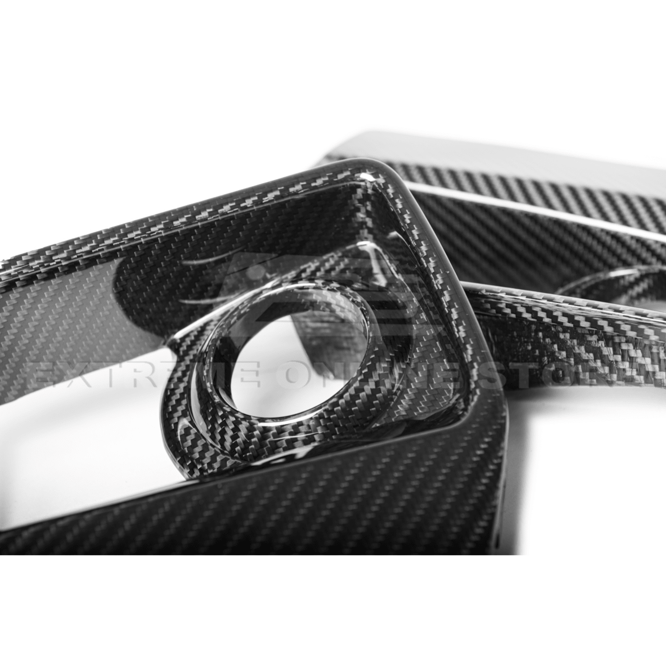 Cadillac CTS-V Sigma II Carbon Package Style Dry Carbon Fiber Front Fog Light Covers 2009-2015