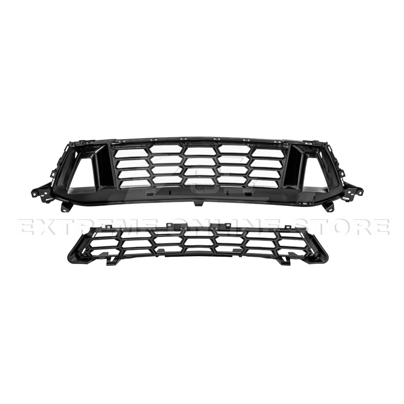 Ford Mustang S650 Dark Horse Style Gloss Black Front Grille Insert 2024-Up