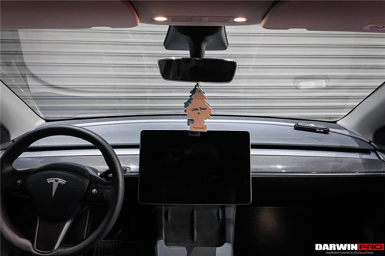 2020 - 2023 Tesla Model 3/Y OEM Style Autoclave Carbon Fiber Dashboard Trim Interior Replacement