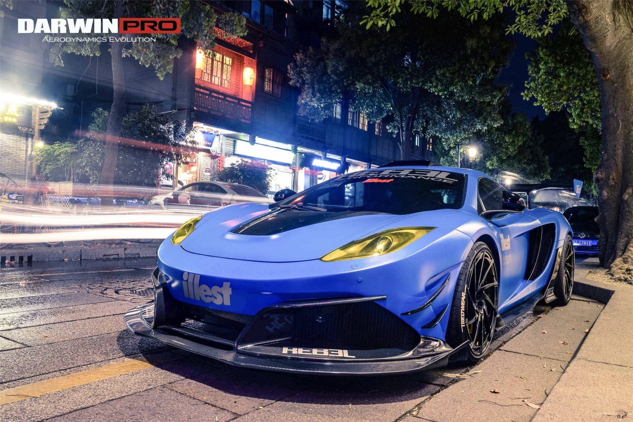 2011-2014 McLaren 12C Rebel Style Carbon Fiber Body Kit