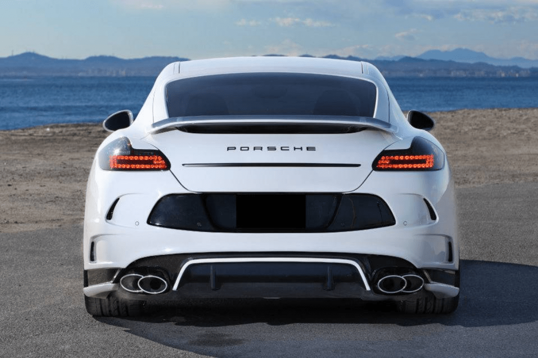 2013 - 2016 Porsche Panamera 970.2 FD Style Carbon Fiber Trunk Spoiler Wing
