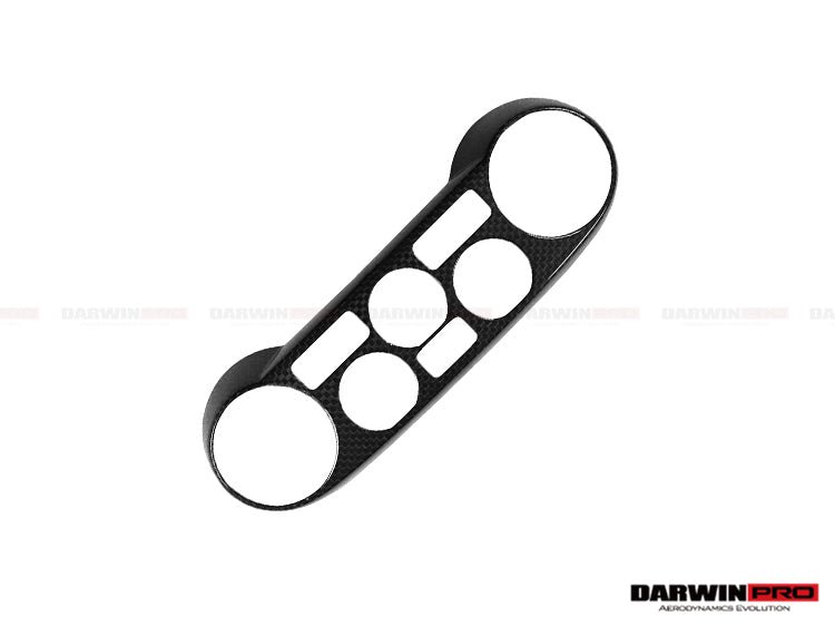 2015 - 2020 Ferrari 488 GTB/Spyder Dry Carbon Fiber AC Control Panel Cover