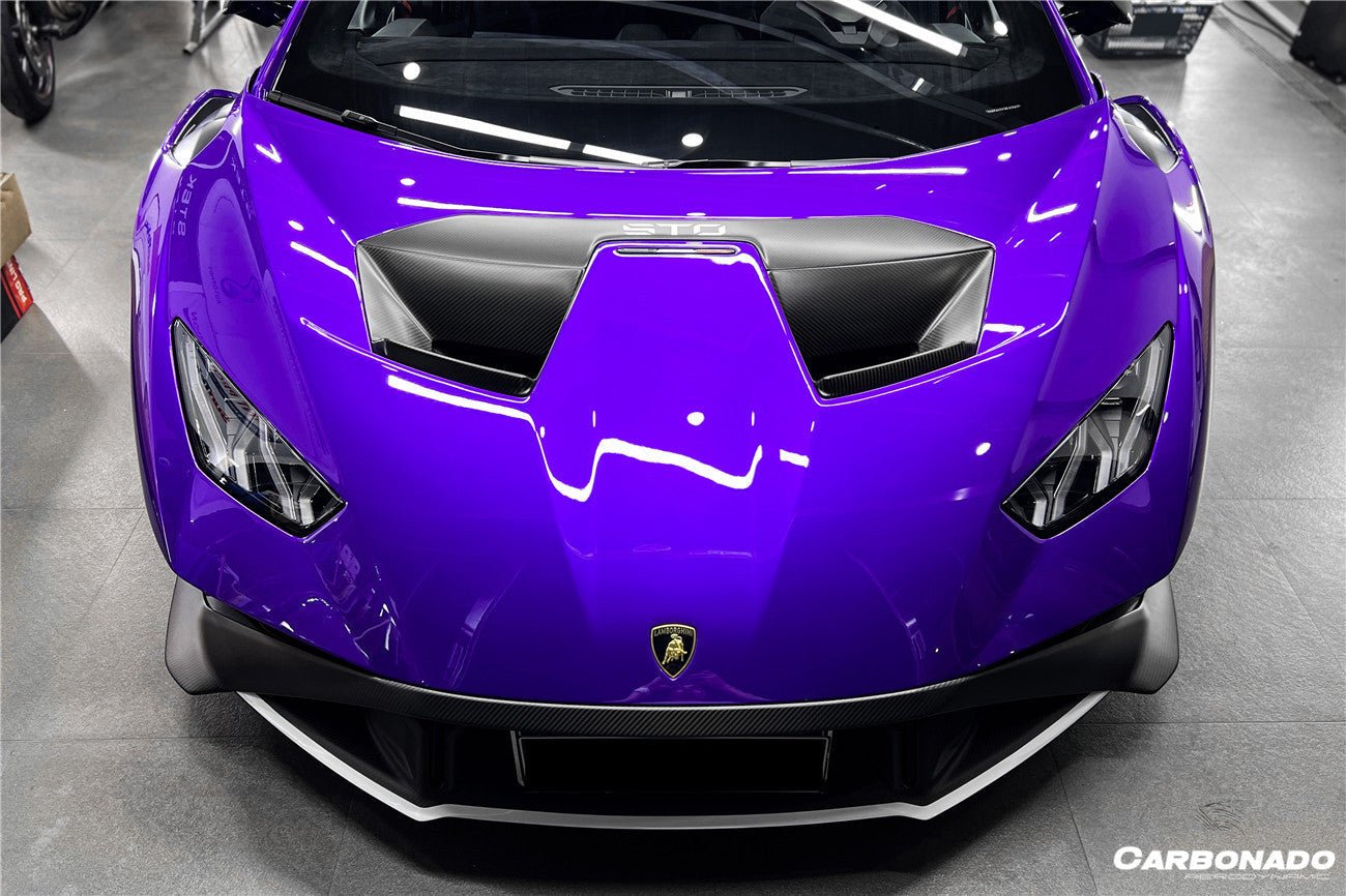 2021 - 2025 Lamborghini Huracan STO Dry Carbon Fiber Hood Vents