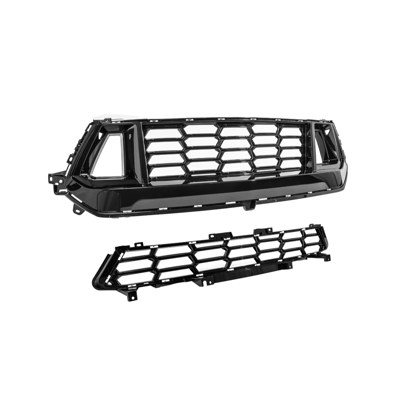 Ford Mustang S650 Dark Horse Style Gloss Black Front Grille Insert 2024-Up