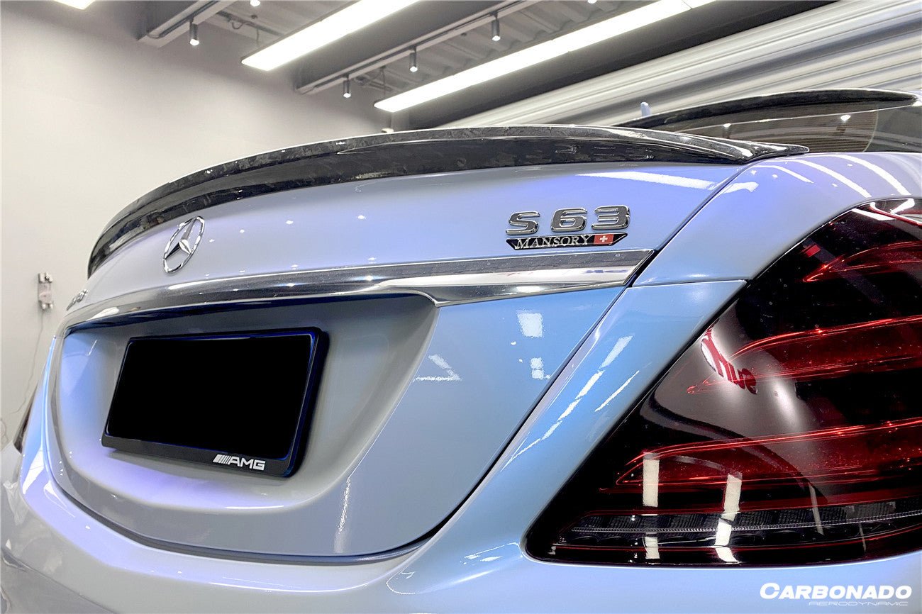 2014 - 2020 Mercedes Benz S63 W222 Sedan MSY Style Trunk Spoiler