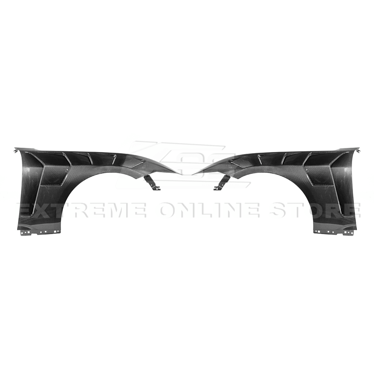 Ford Mustang S650 GTD Style Carbon Fiber Front Side Vented Fenders 2024-Present