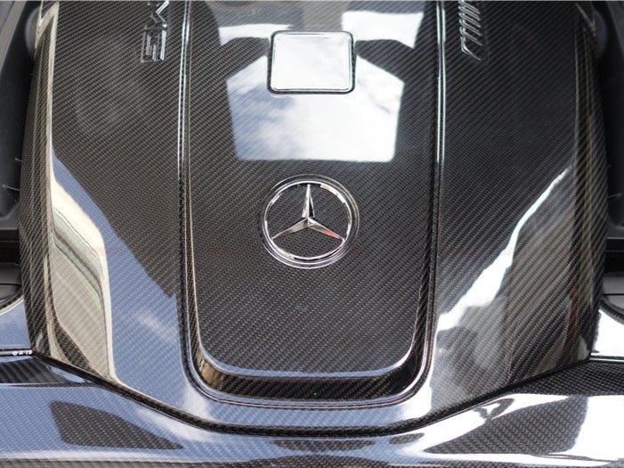2015-2020 Mercedes Benz AMG GT/GTS Autoclave Carbon Fiber Engine Cover Replacement