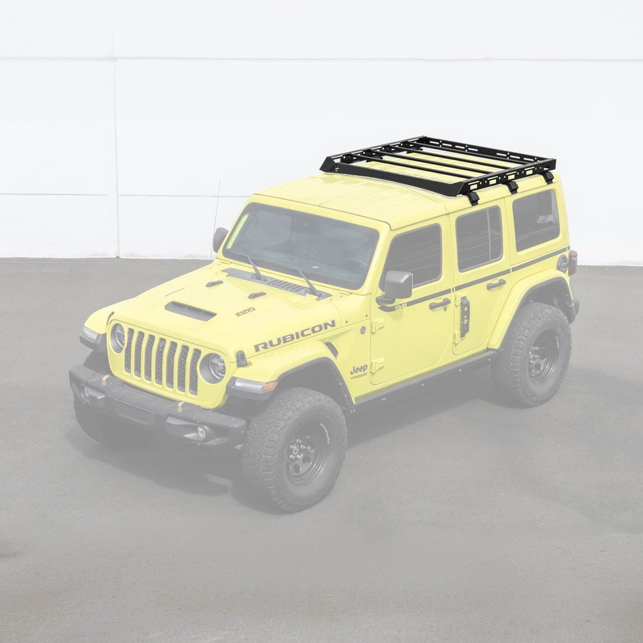 Jeep Wrangler JL Gladiator JT Carbon Steel Black Top Roof Cargo Rack 2018-Up