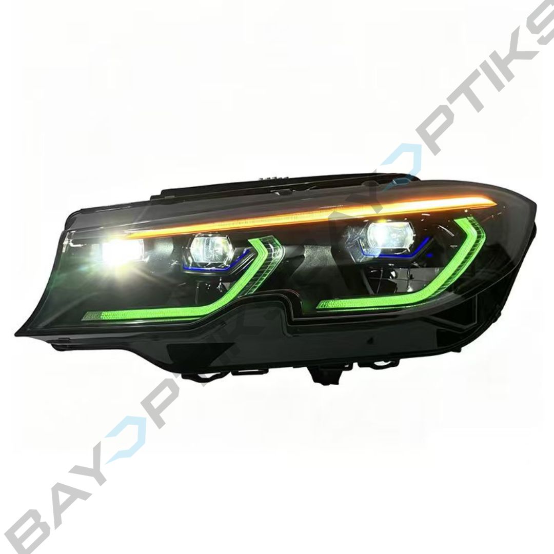BMW G20 3 Series Black Shadow RGB Style Headlights 2020-2022