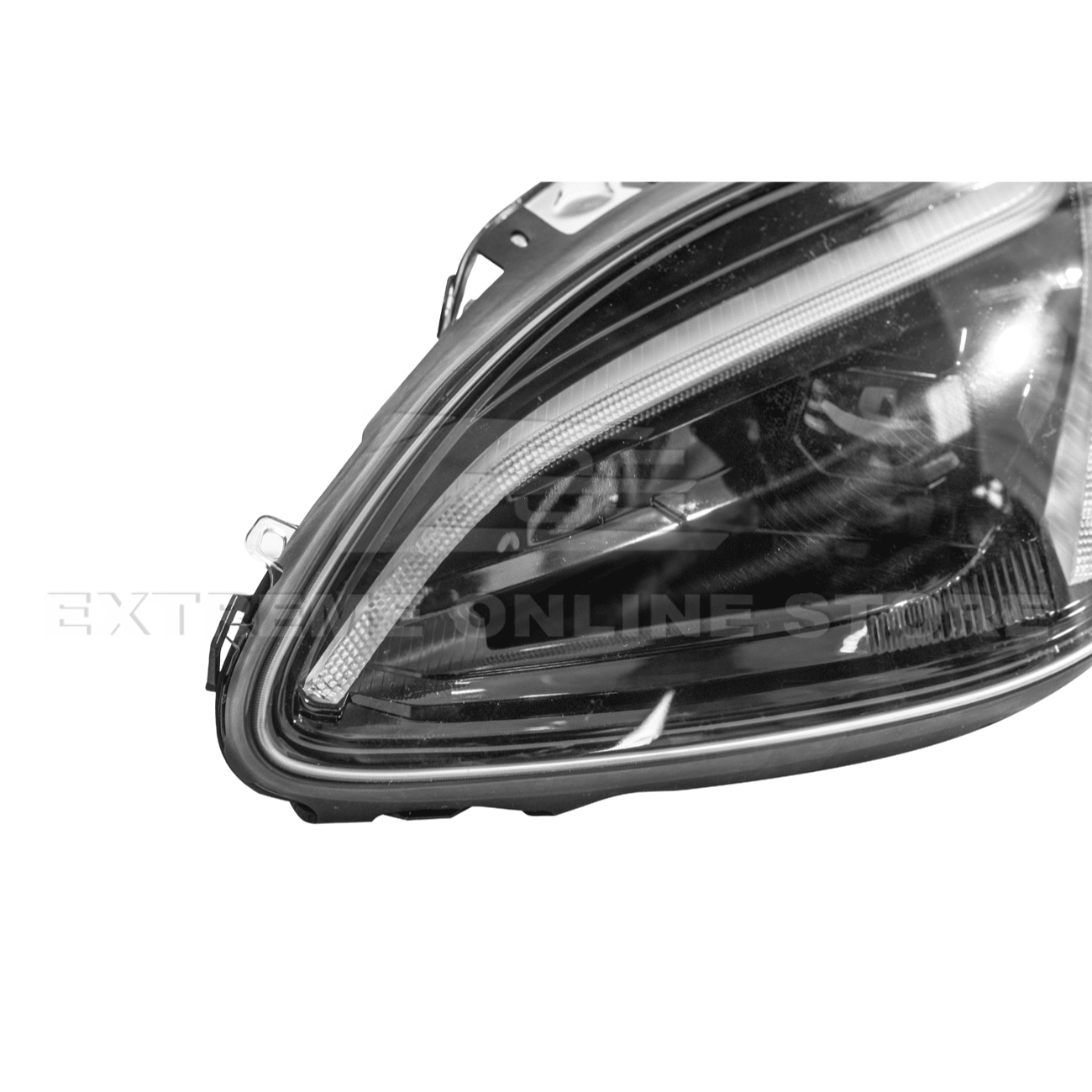 Chevrolet Corvette C6 C8 Style Clear Lens Sequential LED Front Headlights 2005-2013