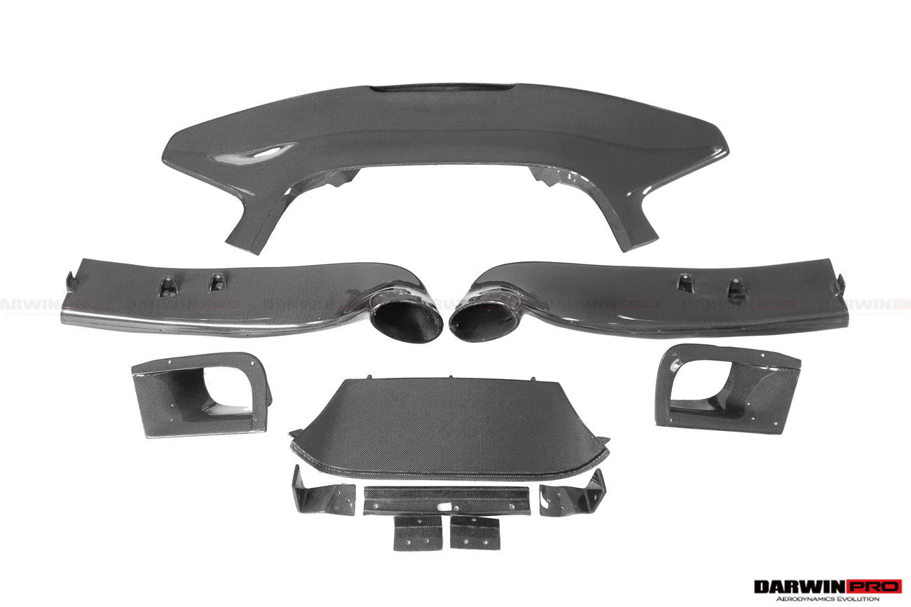 2015 - 2020 Ferrari 488 Spyder Pista Style Rear Bumper & Wing